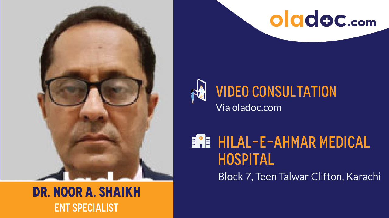 Practice locations of Dr.Noor A. Shaikh